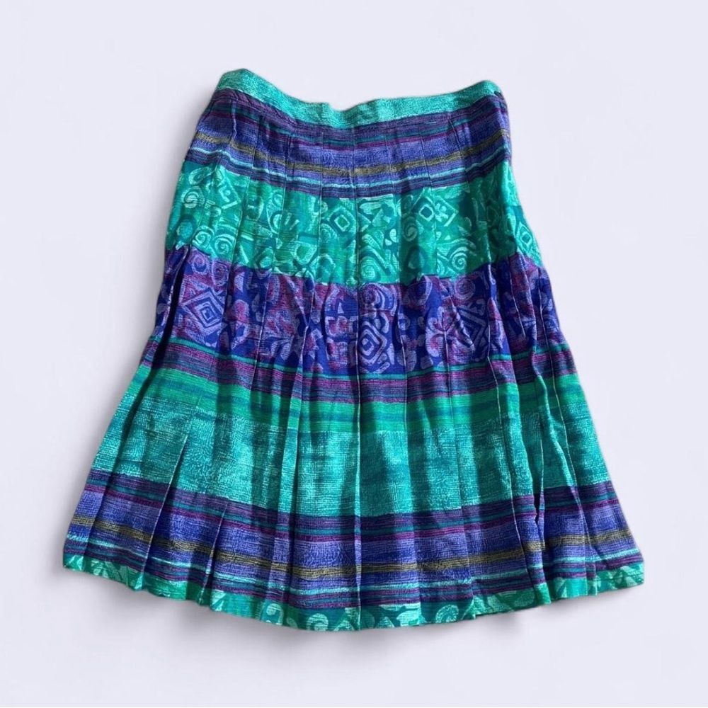 Vintage Michael K & Co. Semi - Pleated Skirt SZ 10